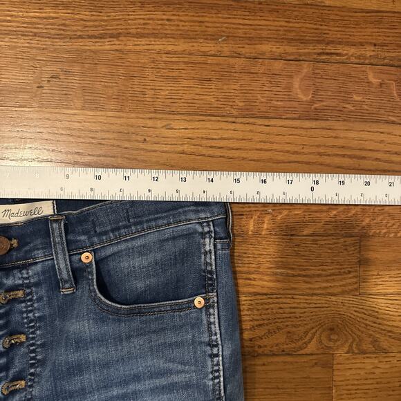 madewell jeans blue womens 29 10’ High rise Skinny Crop - Picture 9 of 12